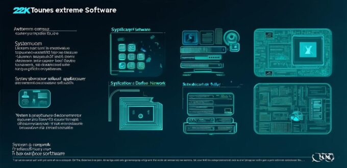 What are the six different categories of computer software